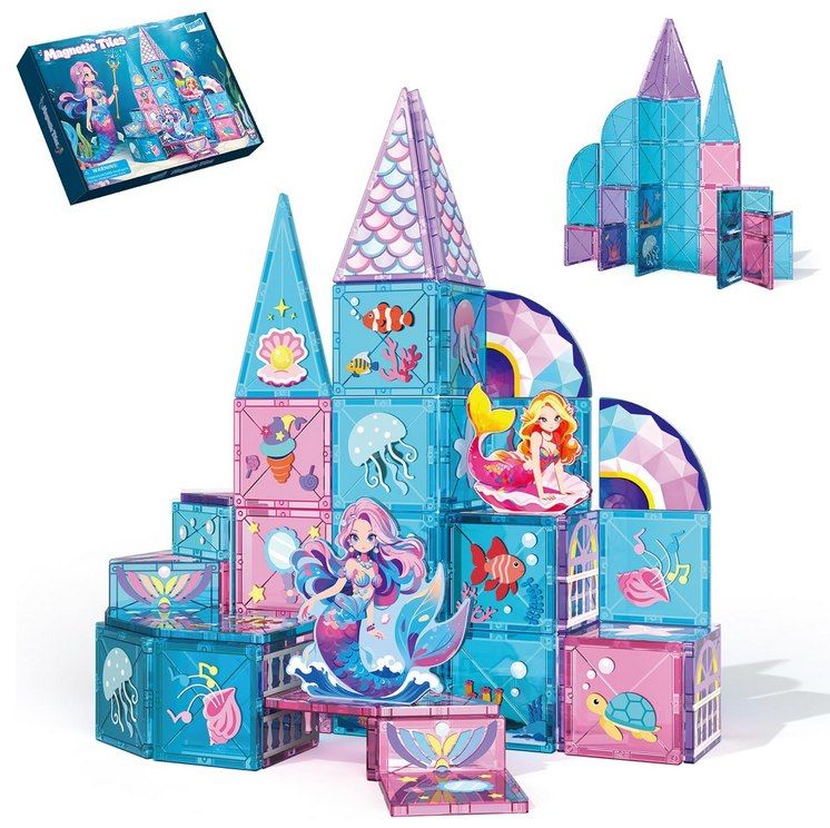 🧜‍♀️ Lelesun Meerjungfrau Magnetstein Bauset (51 tlg.) für 14,95€ (statt 30€)