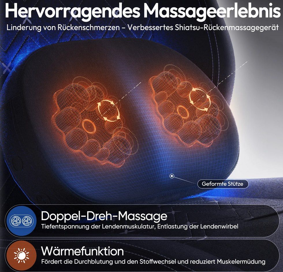 💺 Dowinx Gaming Stuhl mit Massagefunktion für 84,99€ (statt 170€)