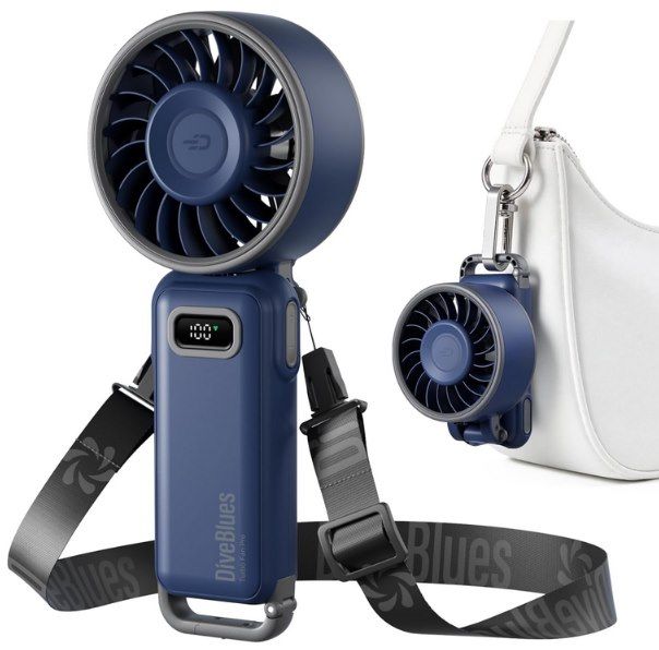 💨 Diveblues Akku Handventilator mit 100 Stufen für 11,98€ (statt 20€)