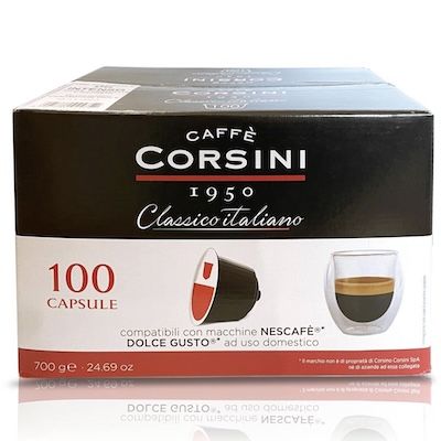 100x Caffè Corsini – Dolce Gusto Kapseln für 12,63€ (statt 21€)