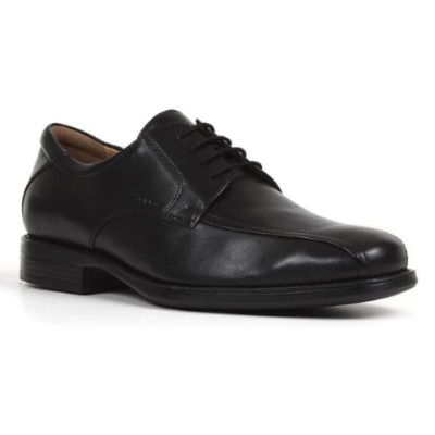 🧨 GEOX Herren U Federico WDerby Echtleder in Schwarz für 62,59€ (statt 114€)