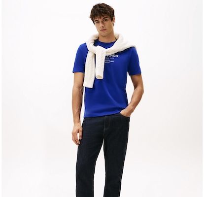 👕 Tommy Hilfiger Herren Kurzarm T Shirt Stack Graphic Tee ab 20,68€ (statt 30€)