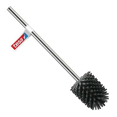 💩💨 Tesa Silikon-WC-Bürste mit Griff aus verchromtem Metall in Dunkelgrau für 5€ (statt 16€)