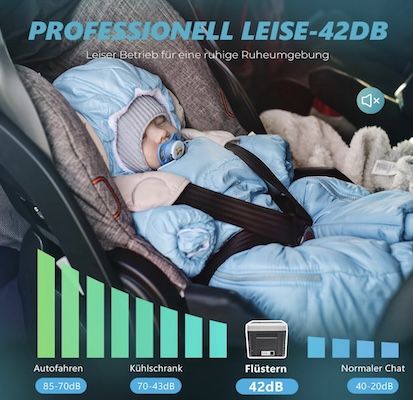 🥶 EUHOMY Kompressor Kühlbox mit  20℃ bis +20℃ & 18L für 140€ (statt 157€)