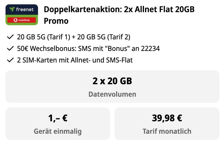 📱Samsung Galaxy S26 für 1€ mit Vodafone Doppel-Flat ➡️ zusammen 39,98€ + 170€ Bonus 📱Samsung Galaxy S26 für 1€ mit Vodafone Doppel Flat ➡️ zusammen 39,98€ + 170€ Bonus