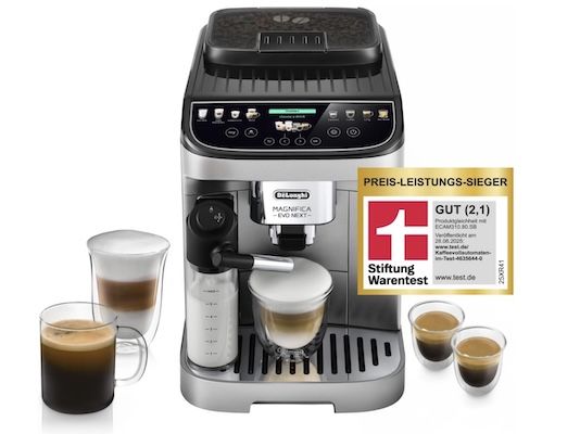 ☕️ De’Longhi Magnifica Evo Next - Perfetto Kaffeevollautomat für 449,99€ (statt 490€) ☕️ De’Longhi Magnifica Evo Next Perfetto Kaffeevollautomat für 449,99€ (statt 490€)