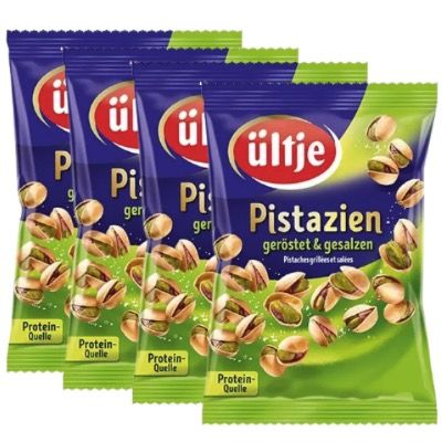 🌰 4 x 150g ültje Pistazien, geröstet & gesalzen ab 10€ (statt 15€)
