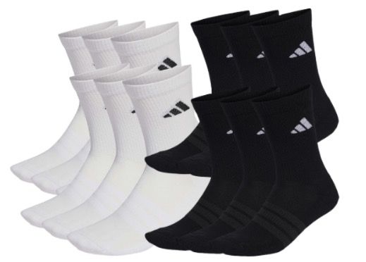 🧦 6er Pack adidas Cushioned Sportswear Socken für 15,19€ (statt 23€) ➡️ Schwarz nur 14,38€ 🧦 6er Pack adidas Cushioned Sportswear Socken für 15,19€ (statt 23€) ➡️ Schwarz nur 14,38€