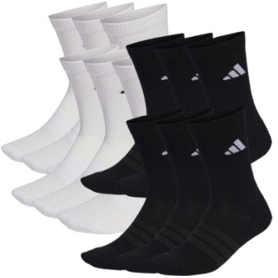 🧦 6er Pack adidas Cushioned Sportswear Socken für 15,19€ (statt 23€) ➡️ Schwarz nur 14,38€