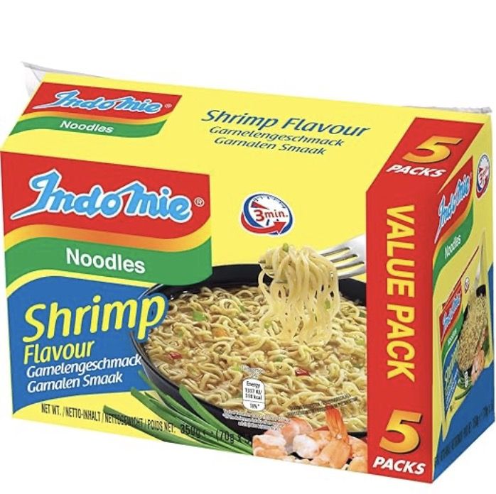 🍤 5x 70g INDOMIE – Instant Nudeln mit Garnelen-Geschmack für 1,69€ (statt 5€) – 0,34€ pro Stück