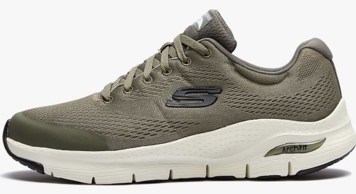 🔝👟 Skechers Herren Sneaker Arch Fit in Olive Green für 52,21€ (statt 90€)