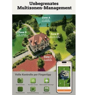 🏡 WORX Landroid Vision Cloud 600 m² Mähroboter für 764€ (statt 899€)