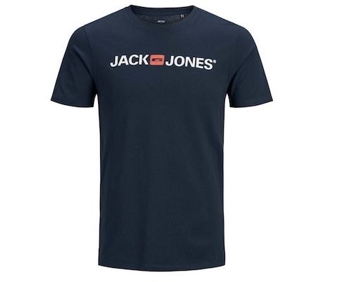 👕🐻 JACK & JONES Male T-Shirt Plus Size Logo T-Shirt für 10,90€ (statt 18€) – XXL bis 8XL