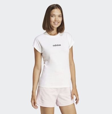 ⛹🏻‍♀️👚 adidas Womens Essentials Linear Cotton T Shirt für 11,99€ (statt 15€)