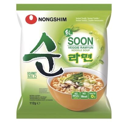 🇰🇷🍜 112g Nong Shim Soon Veggie Ramyun Instantnudeln für 0,94€ (statt 1,59€)