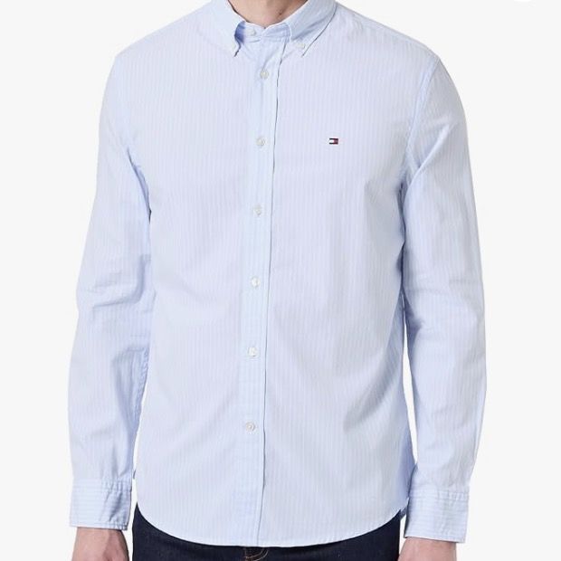 👔 Tommy Hilfiger Core Hairline Poplin Herren Freizeithemd für 47,92€ (statt 70€)