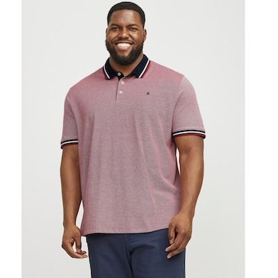 👕 Jack & Jones Essential Paulos Plus Size Short Sleeve Polo für 20,99€ (statt 27€) – XXL bis 7XL