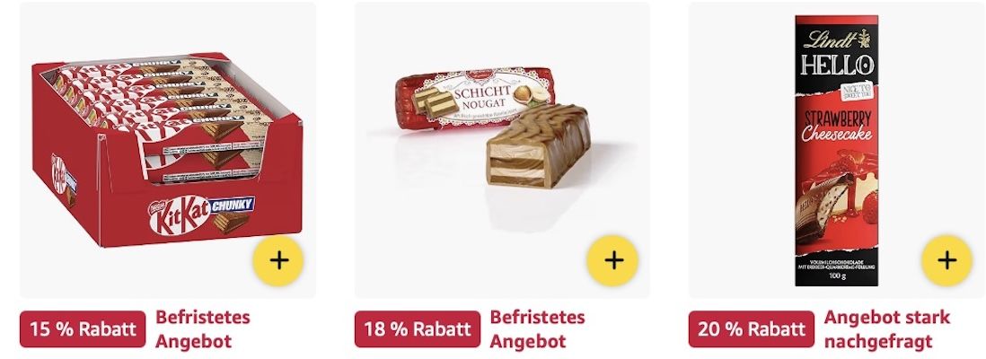 🤯🍫 Amazon: KitKat, Lion, Nuts, Milka & mehr 👉🏻 Schokoriegel im Sale z.B. NESQUIK Knusperwaffel für 15€ (statt 23€)