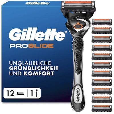 🪒 Gillette Fusion5 Proglide Herren Rasierer inkl. 12 Ersatzklingen für 46,74€ (statt 52€)