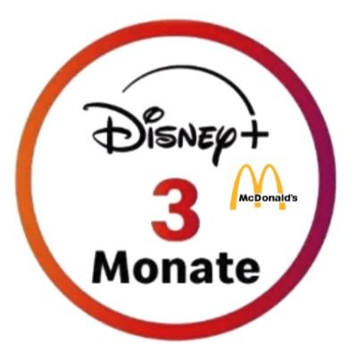 🍔📺 3 Monate Disyney+ Standard für 250 McDonalds Punkte – Nur per App