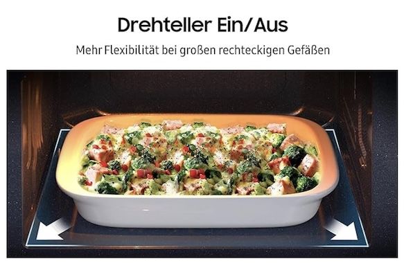 🔝 Samsung MW5000H Kombi Mikrowelle mit Grill und Heißluft für 153€ (statt 199€)