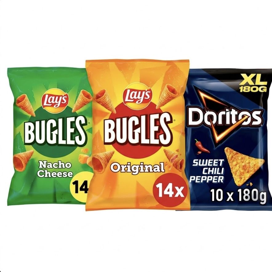 😋 Amazon: Chips und Knabbereien im Sale z.B. 1,32kg Tortilla Chips BBQ Style für 15€ (statt 24€)