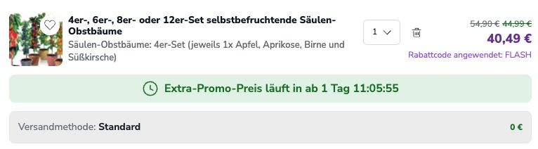🏠 Selbstbefruchtende Obstbäume 4er-, 6er-, 8er- oder 12er-Set ab 40,59€ (statt 55€) 🏠 Selbstbefruchtende Obstbäume 4er , 6er , 8er oder 12er Set ab 40,59€ (statt 55€)