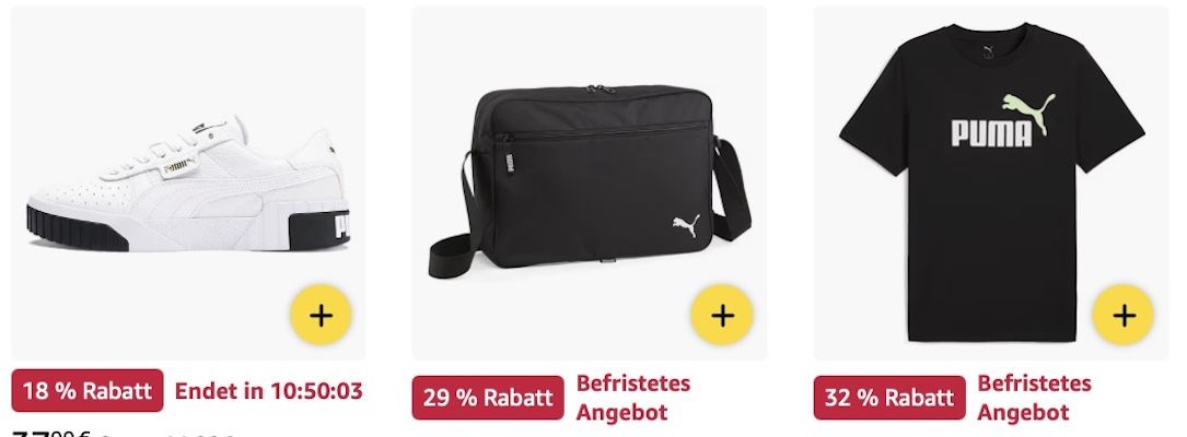 👟⚽️ Amazon: Big Sale auf PUMA Sneaker, Socken, Pullis etc. z.B. Buzz Portable Umhängertasche für 15,82€ (statt 20€) 👟⚽️ Amazon: Big Sale auf PUMA Sneaker, Socken, Pullis etc. z.B. Buzz Portable Umhängertasche für 15,82€ (statt 20€)