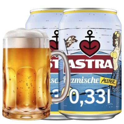 🍺 24x Astra Kiezmische fruchtig trübes Alster Radler für 18,04€ (statt 23€) – nur 0,75€ pro Radler