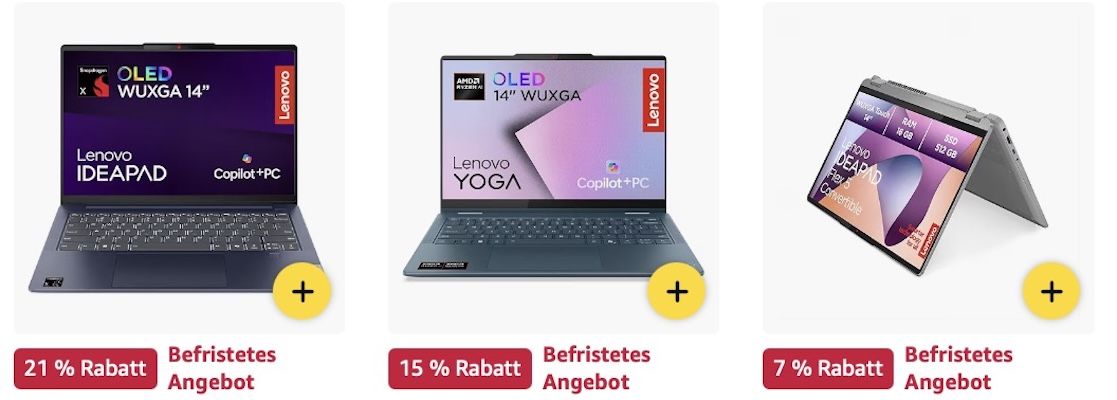 🤑🧑💻 Amazon: Laptops im Mega Sale - HP, Lenovo & mehr z.B. Dell Laptop mit 16GB/1TB für 1.699€ (statt 2.550€) 🤑🧑💻 Amazon: Laptops im Mega Sale HP, Lenovo & mehr z.B. Dell Laptop mit 16GB/1TB für 1.699€ (statt 2.550€)