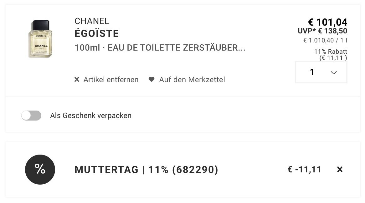 🌼 CHANEL Égoiste Herren Eau de Toilette 100ml 🧨 nur 89,93€ (statt 112€) 🌼 CHANEL Égoiste Herren Eau de Toilette 100ml 🧨 nur 89,93€ (statt 112€)