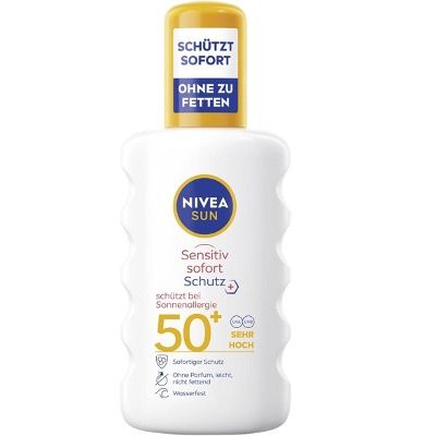 ☀️💨 NIVEA SUN Sensitiv & wasserfest LSF 50+ in 200ml ➡️ ab 7,88€ (statt 16€)