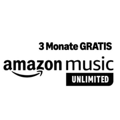 🎶 3 Monate Amazon Music Unlimited (inkl. Podcasts + Hörbücher) GRATIS (statt 33€)