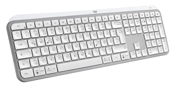 ⌨️💨 Logitech MX Keys S kabellose Tastatur in Hellgrau für 65,95€ (statt 79€)
