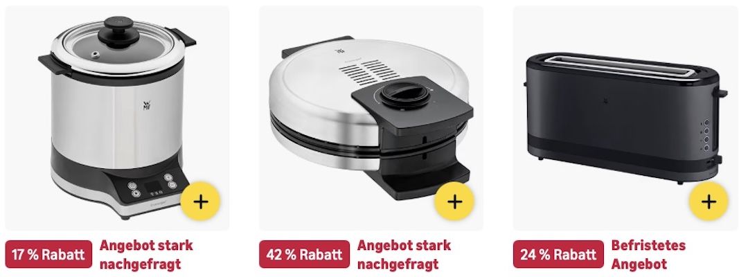 👨🍳 Amazon: WMF Mega Sale z.B. 6-tlg. Kochtopfset für 127€ (statt 152€) 👨🍳 Amazon: WMF Mega Sale z.B. 6 tlg. Kochtopfset für 127€ (statt 152€)