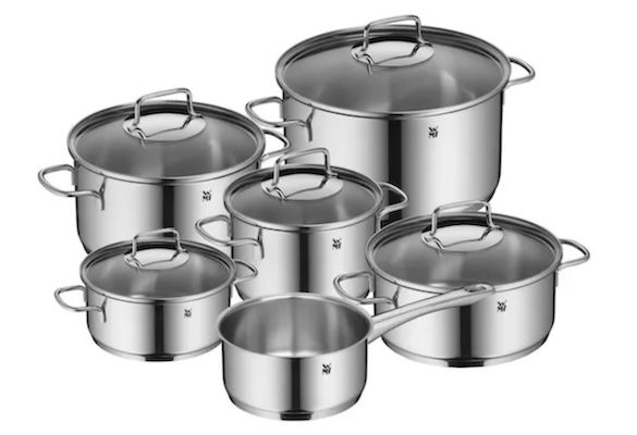 👨‍🍳 Amazon: WMF Mega Sale z.B. 6 tlg. Kochtopfset für 127€ (statt 152€)
