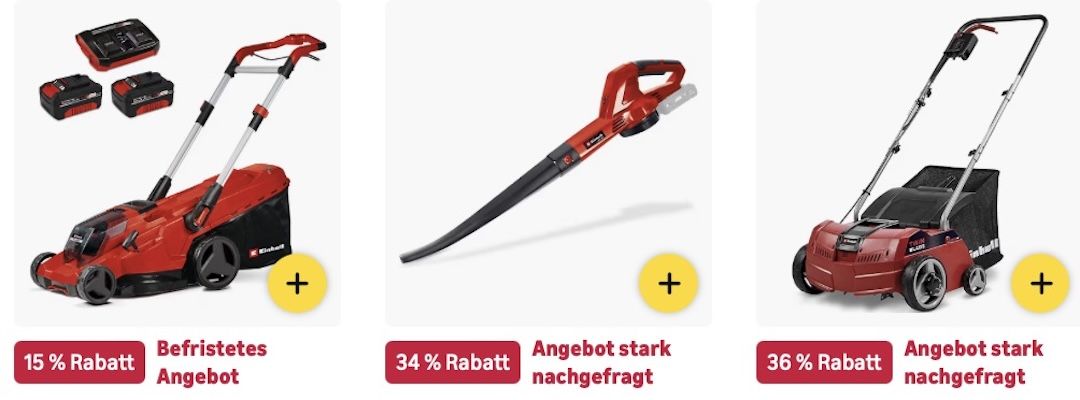 TOP! 🪏🏡 Amazon: Einhell Geräte Sale z.B. Akku-Bohrschrauber für 29€ (statt 34€) TOP! 🪏🏡 Amazon: Einhell Geräte Sale z.B. Akku Bohrschrauber für 29€ (statt 34€)