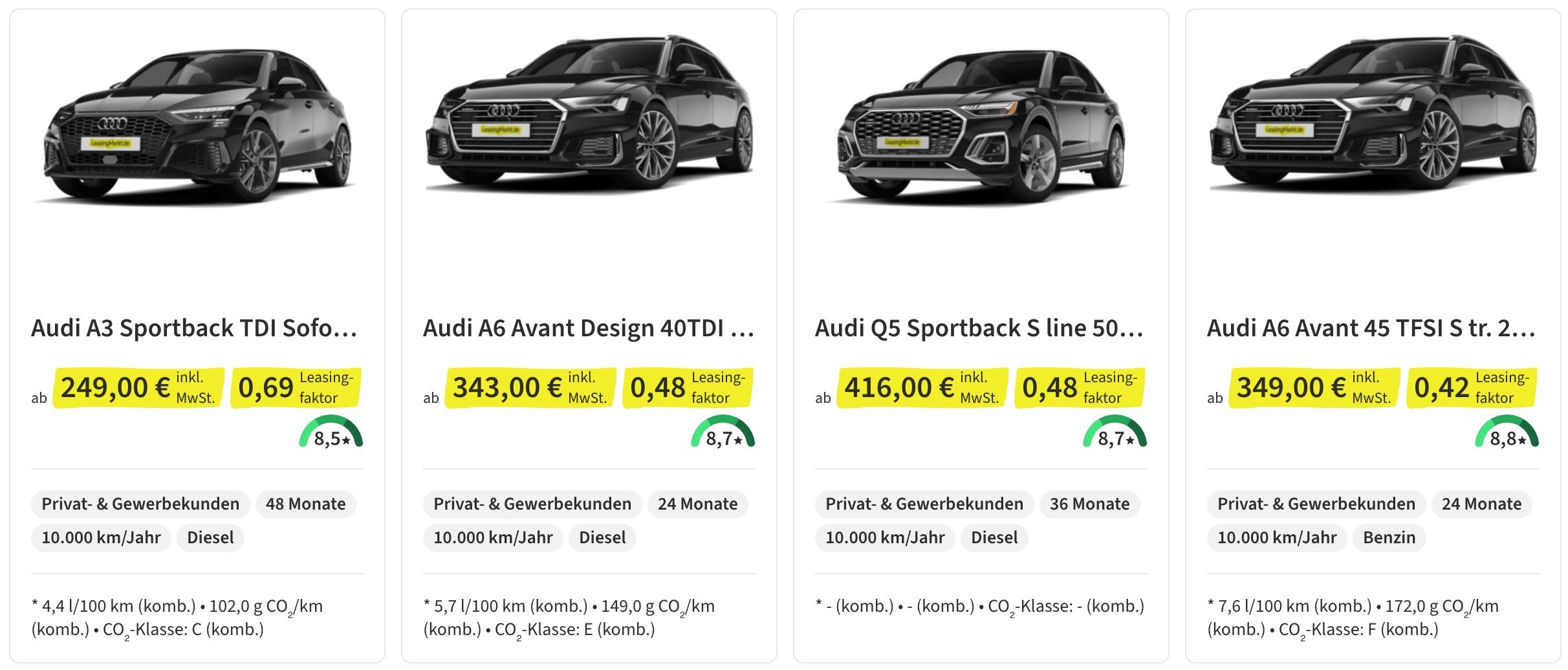 🚘 Audi Gebrauchtwagen-Wochen ➡️ Junge Gebrauchte im Leasing ab 219€ mtl. 🚘 Audi Gebrauchtwagen Wochen ➡️ Junge Gebrauchte im Leasing ab 219€ mtl.