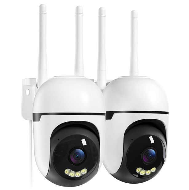 👀 2x Suloron 2K Außenüberwachungskamera mit Farbnachtsicht für 34,99€ (statt 45€)