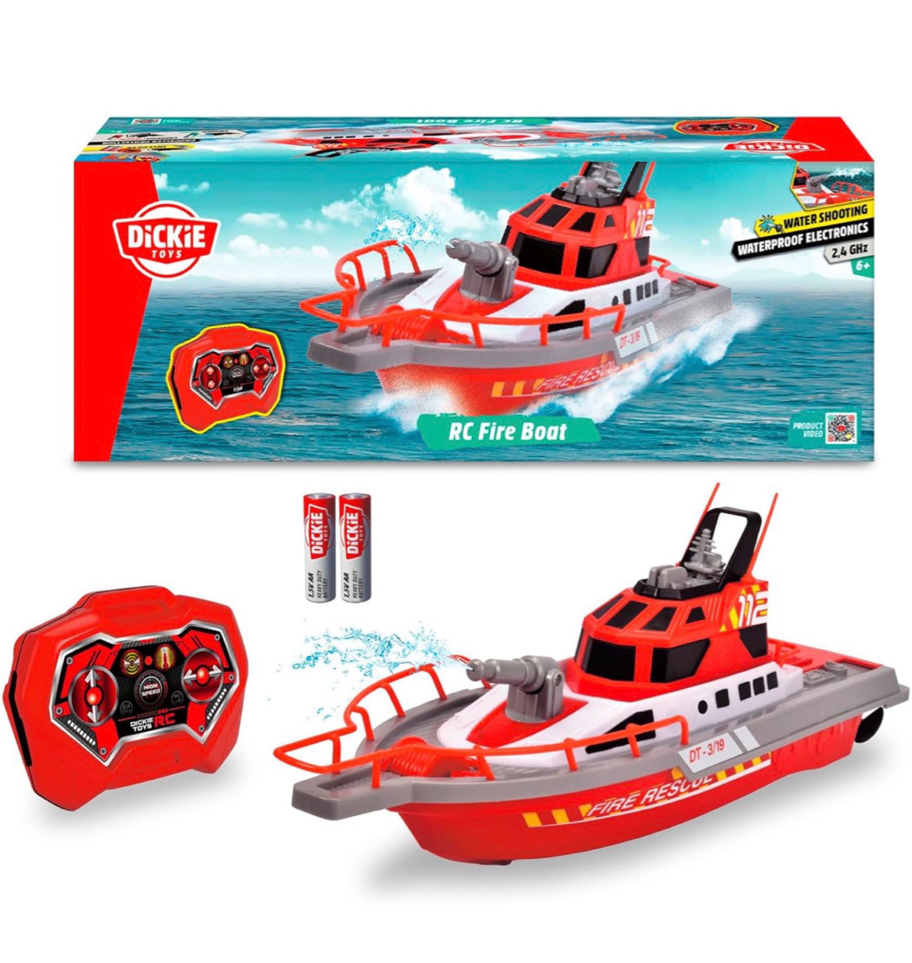 Dickie Toys, ferngesteuertes Feuerwehrboot Dickie Toys, ferngesteuertes Feuerwehrboot