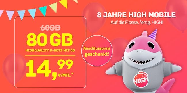 🚨 Telekom Allnet Flat mit 80GB 5G für 14,99€ mtl. + 0€ AG