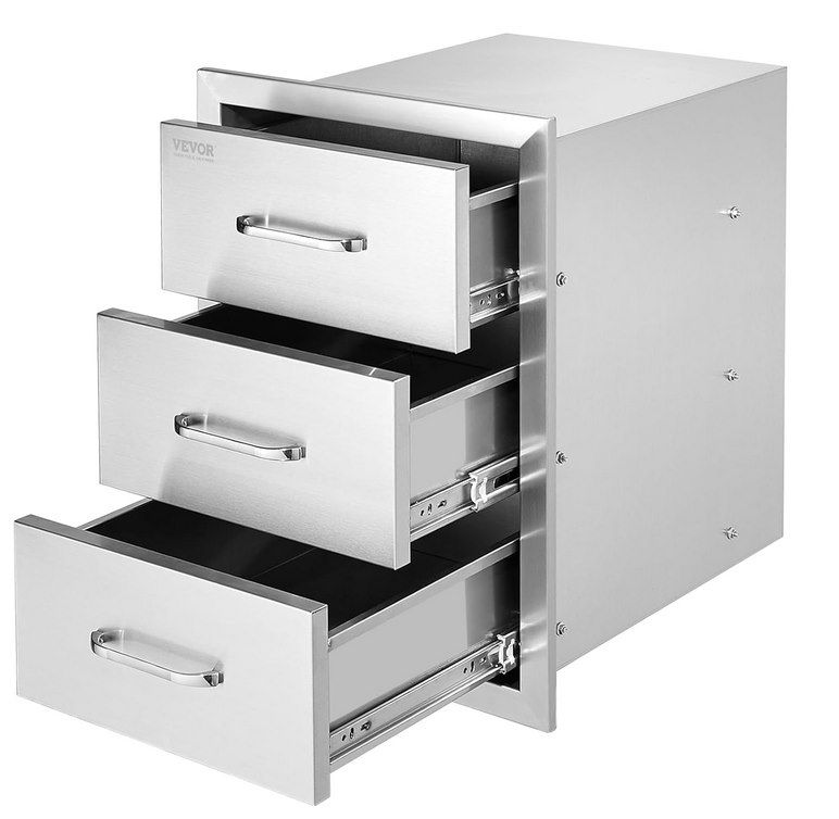 👨‍🍳 VEVOR Outdoor-Küchenschubladen aus Edelstahl für 119,99€ (statt 135€)