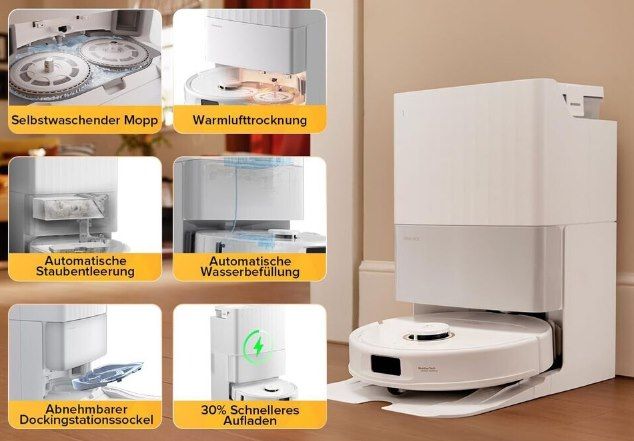 🧹 Roborock Qrevo S5V Saugroboter mit Absaugstation für 479€ (statt 519€)