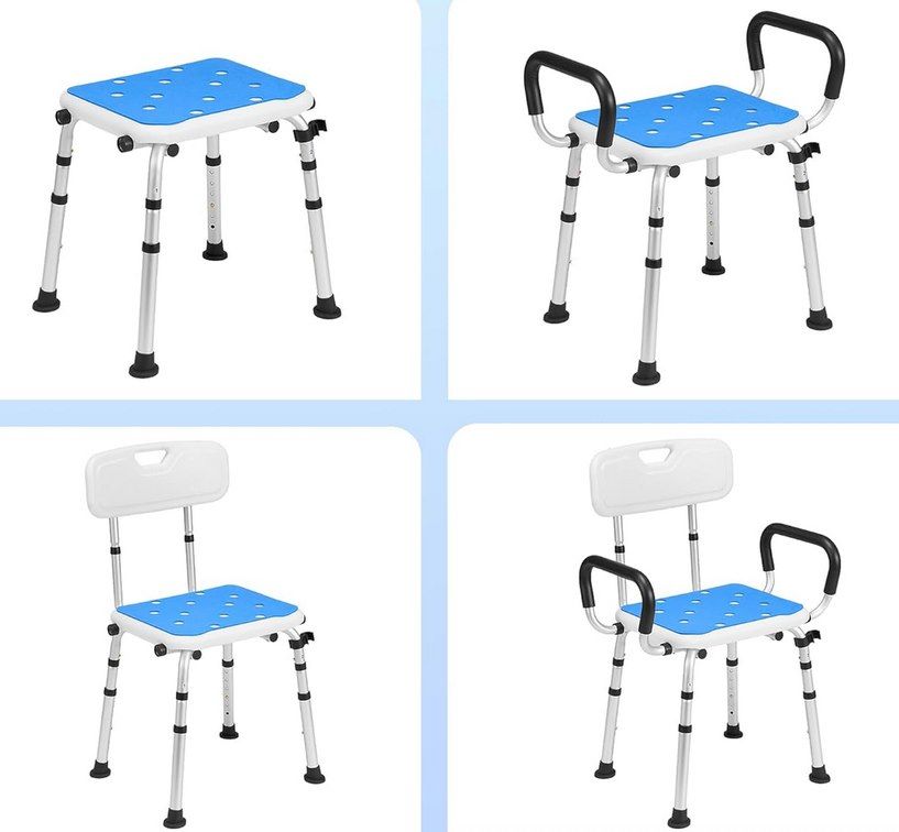 🚿 Careboda Duschhocker mit Armlehnen und Rückenlehne für 49,97€ (statt 60€)