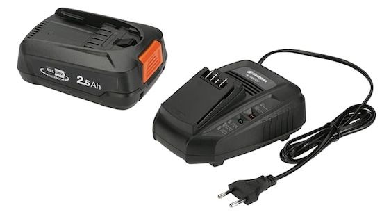 🔋 Gardena Starter Kit mit 2,5 Ah Akkus + Ladegerät (14906 20) für 56,94€ (statt 66€)