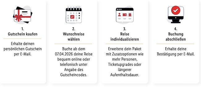 🏨 100€ Travelcircus Reisegutschein für nur 50€   Städtereisen, Wellness, Musicals, Freizeitparks uvm.