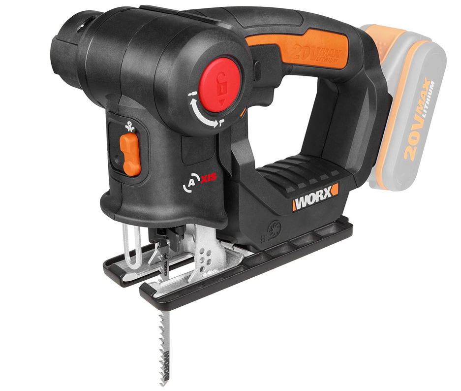 WORX WX550.9 Akku Stichsäge (SOLO) für 67,89 (statt 77€)
