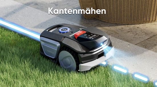 🌱 Sunseeker V1 Mähroboter (ohne Kabel, bis 300 m²) inkl. Garage für 389€ (statt 539€)