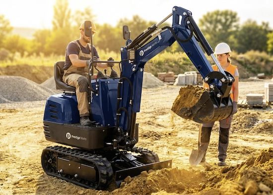 🪏 Eurotops PWMEX352 Mini Bagger, 8,5 PS für 3.999€ (statt 4.955€)