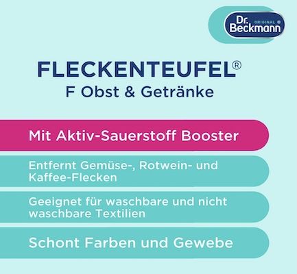 🍇 Dr. Beckmann Fleckenteufel Obst & Getränke ab 0,98€ (statt 2,45€)   Prime